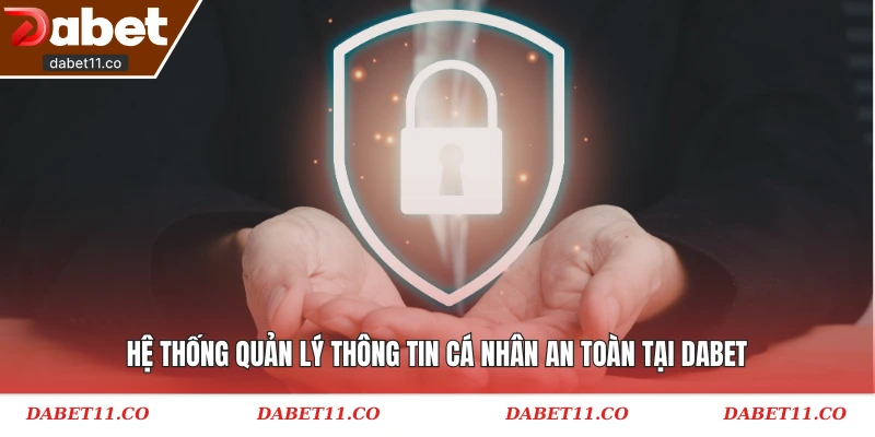 Hệ thống quản lý thông tin cá nhân an toàn tại Dabet